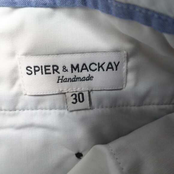 Spier & Mackay Pants 29 x 28 Blue Solid Cotton Blend - Picture 7 of 10